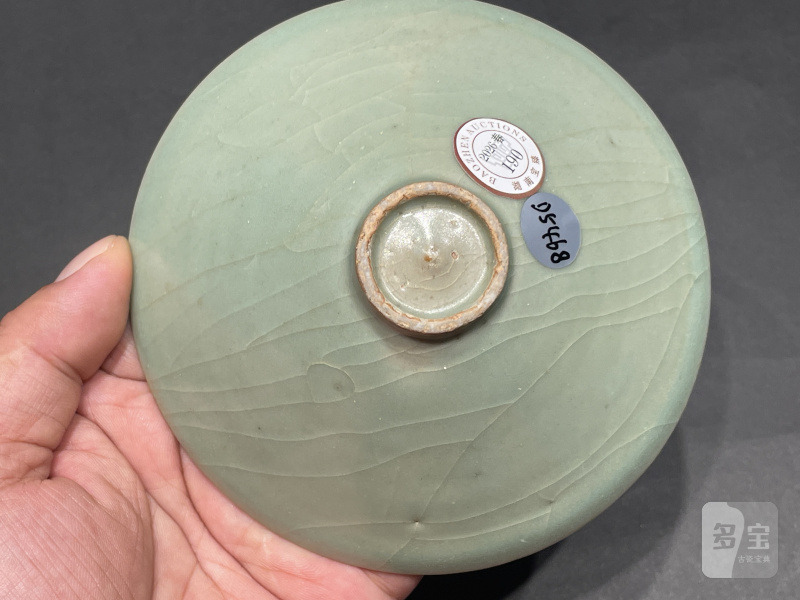 明 龙泉粉青釉斗笠盏 - 图9